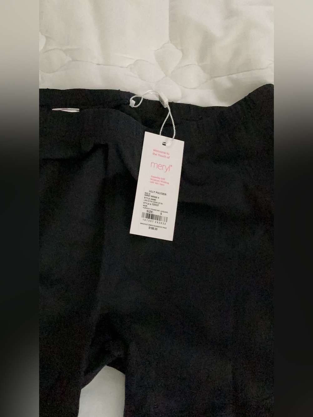 NWT Black & White Lilly Pulitzer Love Active Short Sleeve Dress - size small - Picture 7 of 9